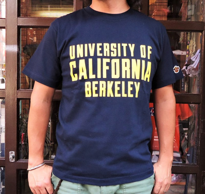 【UC BERKELEY】プリントTシャツ - UNIVERSITY OF CALIFORNIA BERKELEY ネイビー