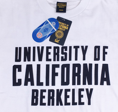 【UC BERKELEY】プリントTシャツ - UNIVERSITY OF CALIFORNIA BERKELEY ホワイト