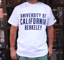 【UC BERKELEY】プリントTシャツ -UNIVERSITY OF CALIFORNIA BERKELEY ホワイト