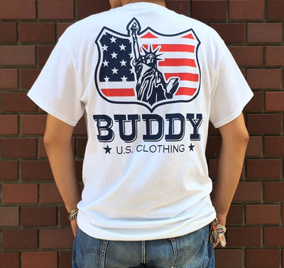 BUDDYオリジナル Indian & Statue of Liberty Tシャツ