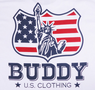 BUDDYオリジナル Indian & Statue of Liberty Tシャツ