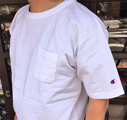 Champion U.S.A.T1011 ポケット付き US Tシャツ ホワイト