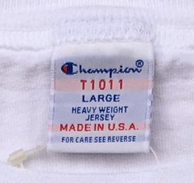 Champion チャンピオン T1011 ポケット付き US Tシャツ C5-B303 ホワイト