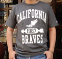 BUDDY別注Champion U.S.A.プリントTシャツ(BRAVES)