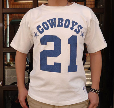 BUDDY別注 champion フットボールTシャツ