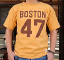 BUDDY 別注 Champion ショートスリーブフットボールシャツ(BOSTON#47)