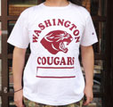  BUDDY 別注 Champion U.S.A.T1011 プリントTシャツ(WASHINGTON COUGARS)