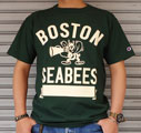  BUDDY 別注 Champion U.S.A.T1011 プリントTシャツ(SEABEES)