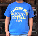  BUDDY 別注 Champion U.S.A.T1011 プリントTシャツ(WEST)