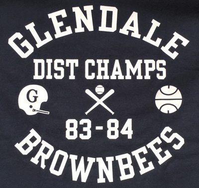 BUDDY 別注 Champion U.S.A.T1011 Tシャツ GLENDALE BROWNBEES