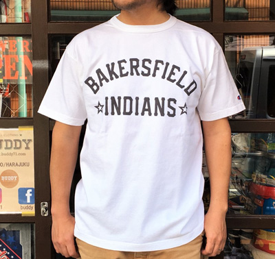 BUDDY 別注 Champion U.S.A.T1011 Tシャツ BAKERSFIELD INDIANS