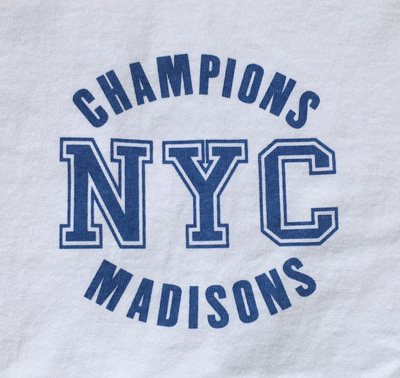 BUDDY 別注 Champion U.S.A.T1011 Tシャツ MADISONS