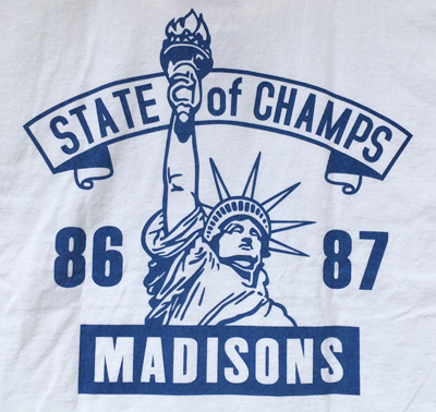 BUDDY 別注 Champion U.S.A.T1011 Tシャツ MADISONS