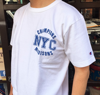 BUDDY 別注 Champion U.S.A.T1011 Tシャツ MADISONS