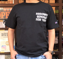  BUDDY 別注 Champion U.S.A.T1011 プリントTシャツ ROCKAWAY BENGALS