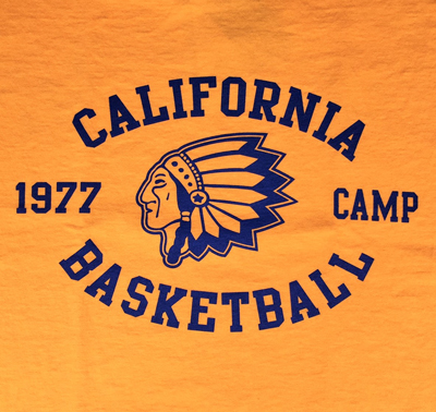 BUDDY 別注 Champion U.S.A.T1011 Tシャツ CALIFORNIA BASKETBALL