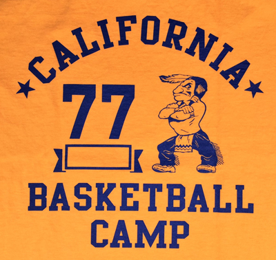 BUDDY 別注 Champion U.S.A.T1011 Tシャツ CALIFORNIA BASKETBALL