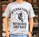  BUDDY 別注 Champion U.S.A.T1011 プリントTシャツ INTERNATIONAL MOTOCROSS