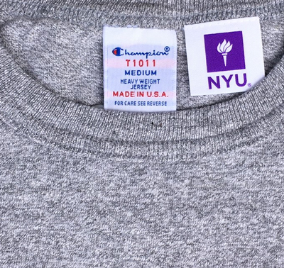 Champion U.S.A.T1011 Tシャツ NEW YORK UNIVERSITY