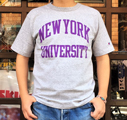 Champion U.S.A.T1011 Tシャツ NEW YORK UNIVERSITY