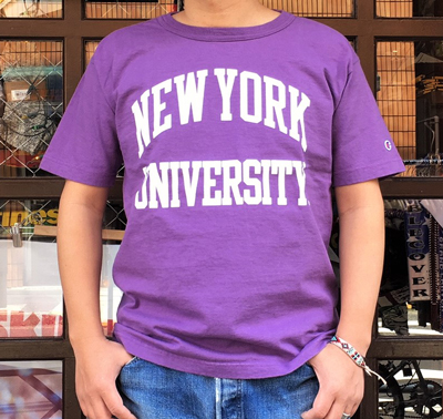 Champion U.S.A.T1011 Tシャツ NEW YORK UNIVERSITY