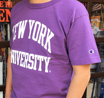 Champion U.S.A.T1011 Tシャツ NEW YORK UNIVERSITY