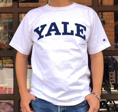 Champion U.S.A.T1011 Tシャツ YALE UNIVERSITY