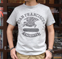 BUDDY 別注 Champion ロチェスター ヘザーTシャツ(SANFRANCISCO KNIGHTS)