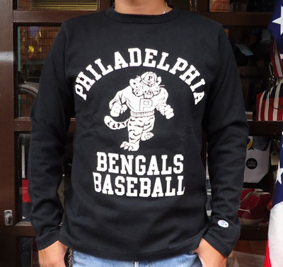 BUDDY 別注 Champion ロングスリーブTシャツ PHILADELPHIA BENGALS