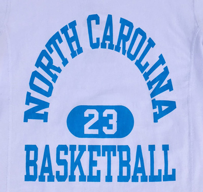 BUDDY別注 Champion リバースウィーブTシャツ NORTH CAROLINA BASKETBALL 23