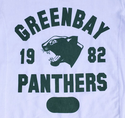 BUDDY別注 Champion リバースウィーブTシャツ 1982 GREEN BAY PANTHERS