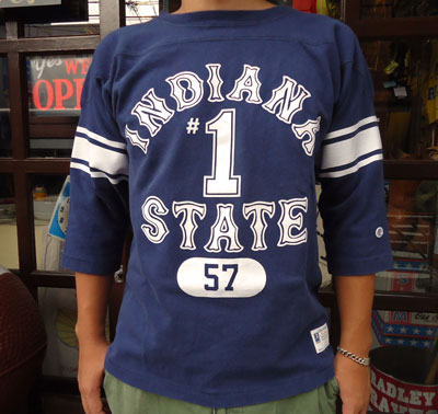 BUDDY 別注 Champion フットボールシャツ INDIANA＃57/BUDDY U.S.CLOTHING