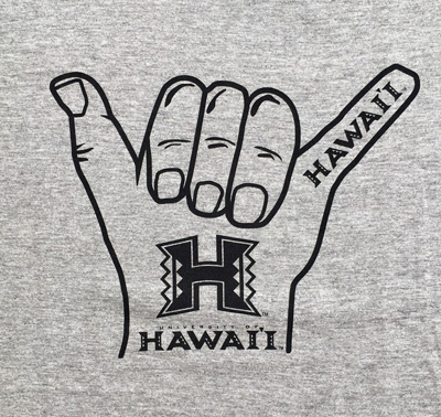 UNIVERSITY OF HAWAII Hang Loose Tシャツ ハワイ大学 