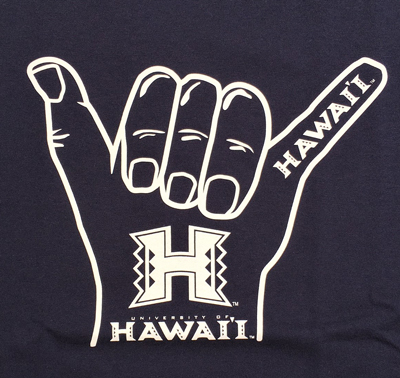 UNIVERSITY OF HAWAII Hang Loose Tシャツ ハワイ大学 