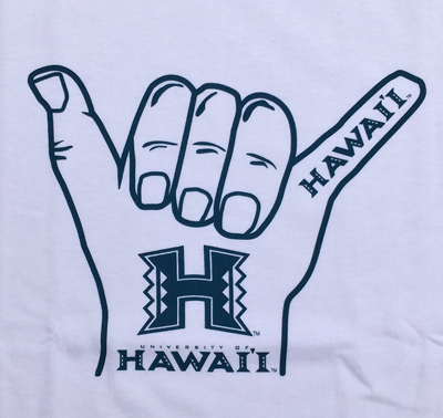 UNIVERSITY OF HAWAII Hang Loose Tシャツ ハワイ大学 