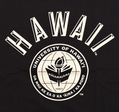 UNIVERSITY OF HAWAII カレッジロゴTシャツ ハワイ大学