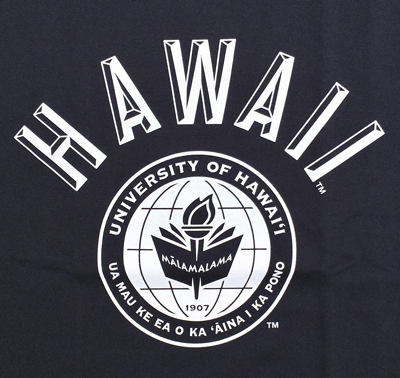 UNIVERSITY OF HAWAII カレッジロゴTシャツ ハワイ大学