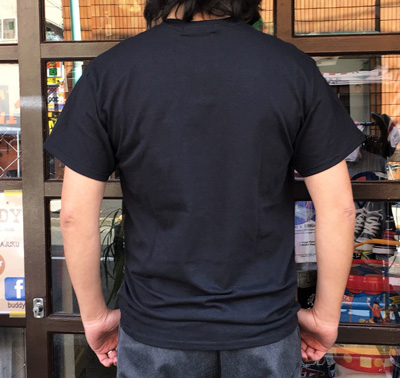 BUDDY 別注 スヌーピーポケット付き Tシャツ PEANUTS JOE COOL BLACK