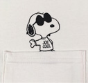 BUDDY 別注 スヌーピーポケット付き Tシャツ PEANUTS JOE COOL