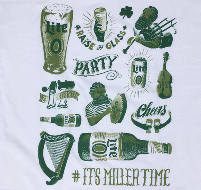 Miller Beer NEXT LEVEL APPAREL Tシャツ Lサイズ