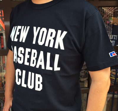 BUDDY 別注 RUSSELL ATHLETIC Ｔシャツ NEW YORK BASEBALL CLUB