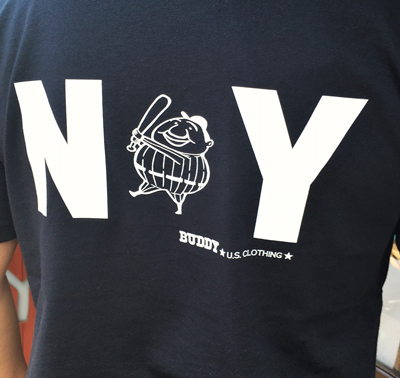 BUDDY 別注 RUSSELL ATHLETIC Ｔシャツ NEW YORK BASEBALL CLUB