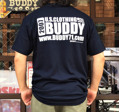 BUDDY オリジナル ポケット付き 両面プリントTシャツ