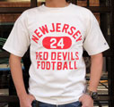 BUDDY 別注 Champion ショートスリーブフットボールシャツ(RED DEVILS#24)