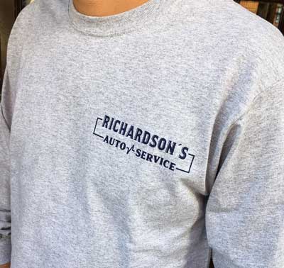 BUDDY オリジナル RICHARDSON’S AUTO SERVICE ロングスリーブＴシャツ