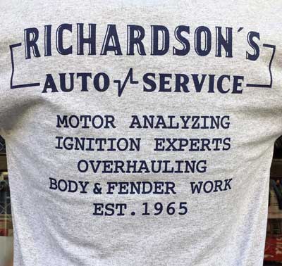 BUDDY オリジナル RICHARDSON’S AUTO SERVICE ロングスリーブＴシャツ
