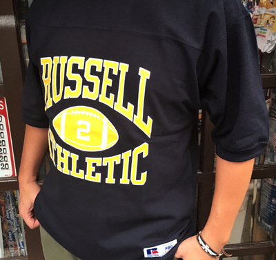 RUSSELL ATHLETIC ラッセルアスレチック フットボールTシャツ