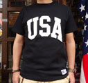RUSSELL ATHLETIC PRO COTTON Tシャツ USA (ブラック)
