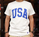 RUSSELL ATHLETIC PRO COTTON Tシャツ USA (ホワイト)