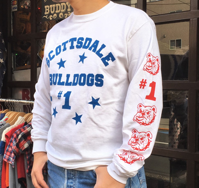 BUDDY オリジナル SCOTTSDALE BULLDOGS ロングスリーブＴシャツ